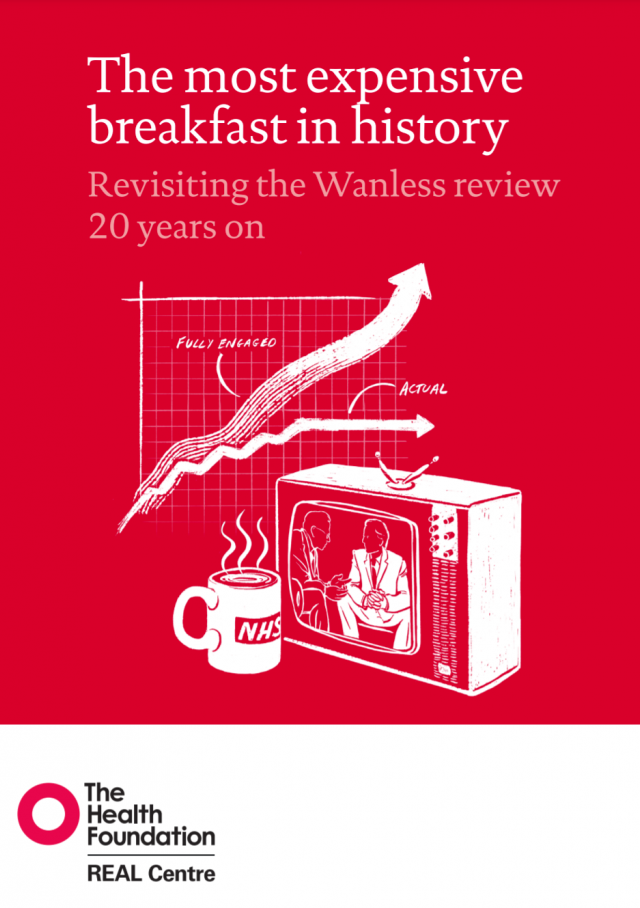 Front cover of the Revisiting Wanless report.