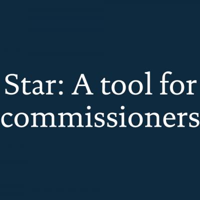 Star, a tool for commissioners