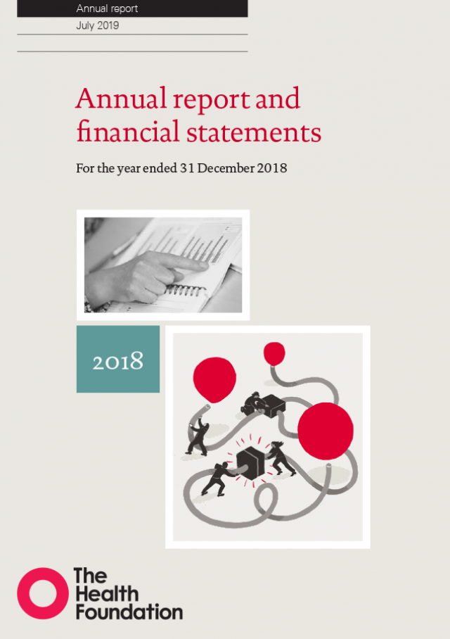 Cover of Annual report and financial statements 2019