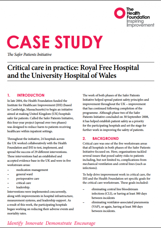 case study george health and social care